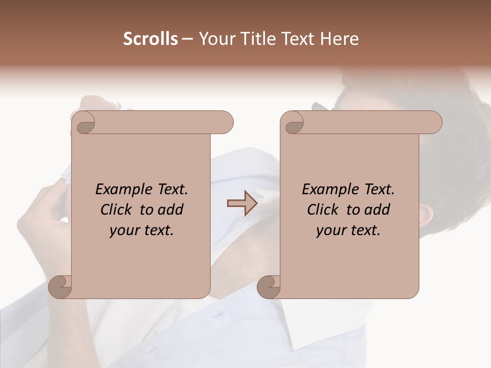 Identification Paper Win PowerPoint Template
