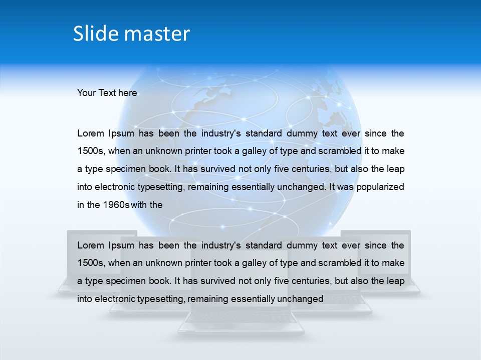 Fibre Business Concept PowerPoint Template