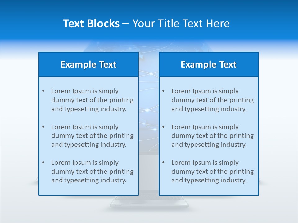 Fibre Business Concept PowerPoint Template