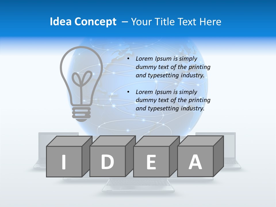 Fibre Business Concept PowerPoint Template