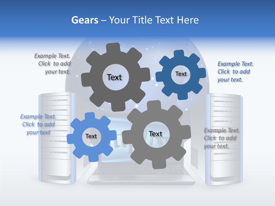Firewall Switch Equipment PowerPoint Template