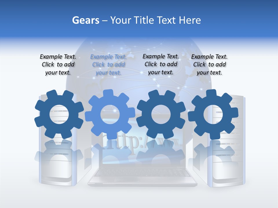 Firewall Switch Equipment PowerPoint Template