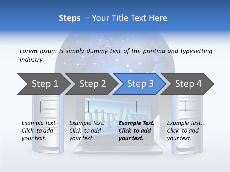 Firewall Switch Equipment PowerPoint Template