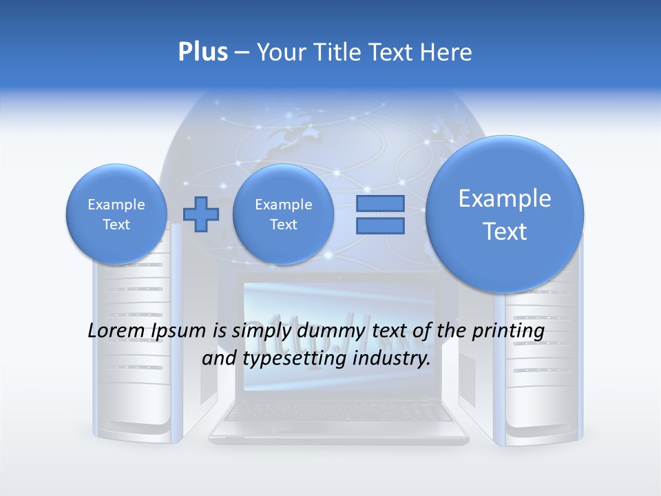 Firewall Switch Equipment PowerPoint Template