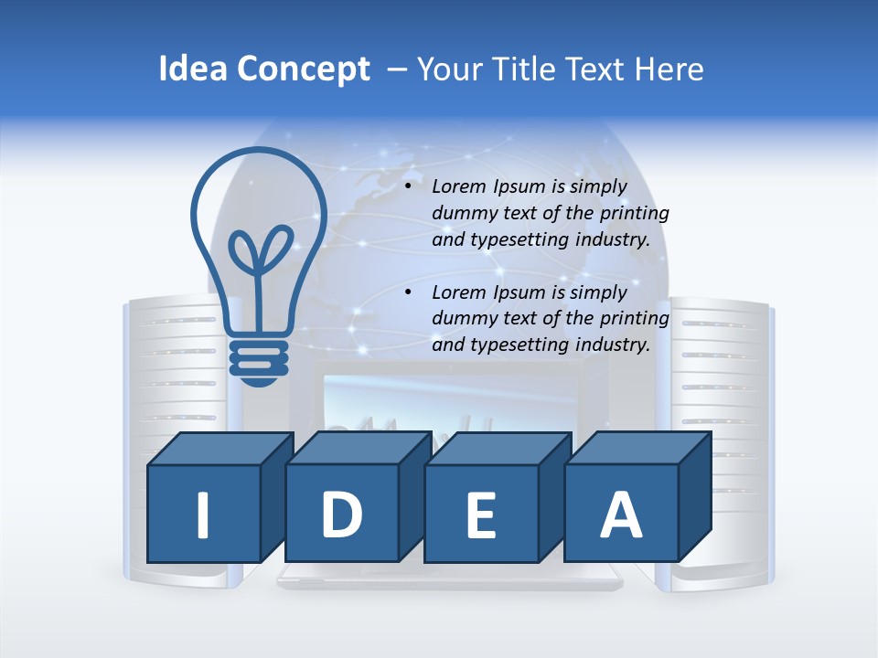Firewall Switch Equipment PowerPoint Template