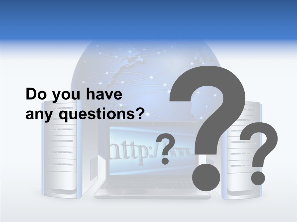 Firewall Switch Equipment PowerPoint Template