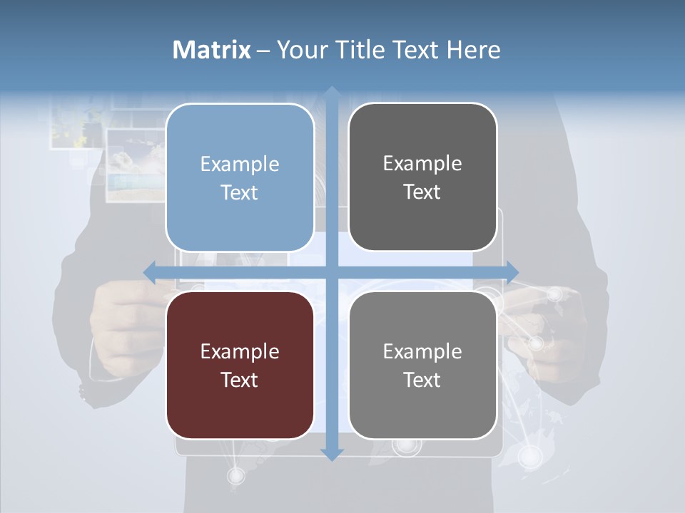 Touch Image Wireless PowerPoint Template