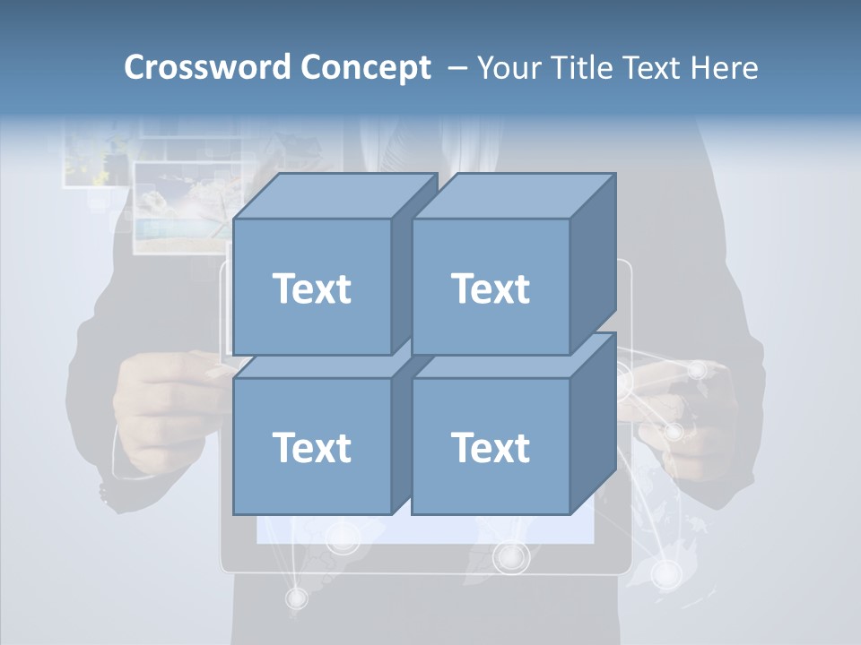 Touch Image Wireless PowerPoint Template