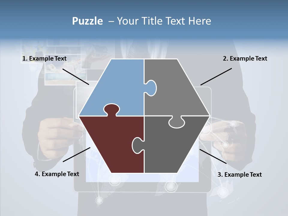 Touch Image Wireless PowerPoint Template