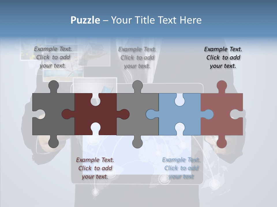 Touch Image Wireless PowerPoint Template