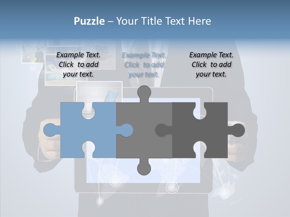 Touch Image Wireless PowerPoint Template