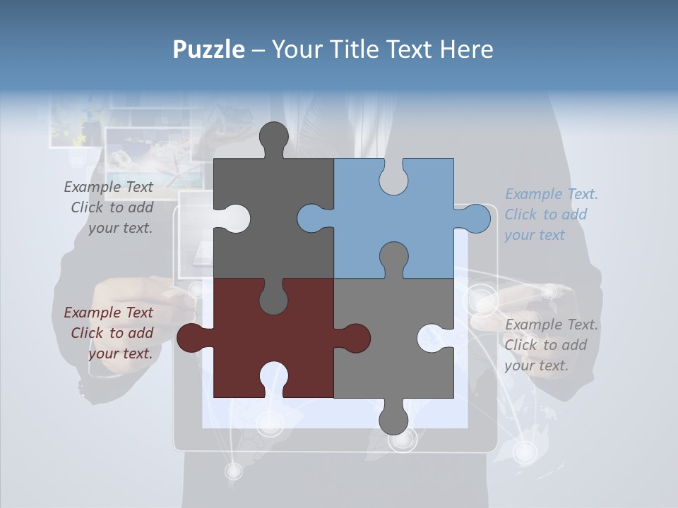 Touch Image Wireless PowerPoint Template
