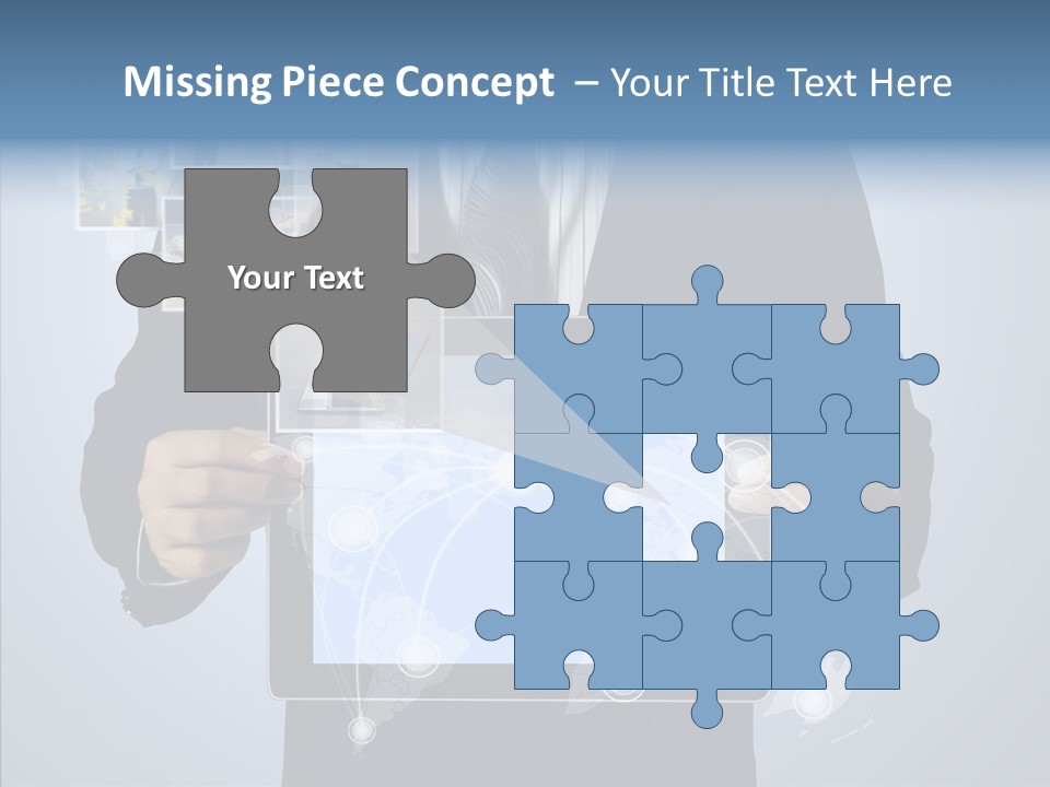 Touch Image Wireless PowerPoint Template