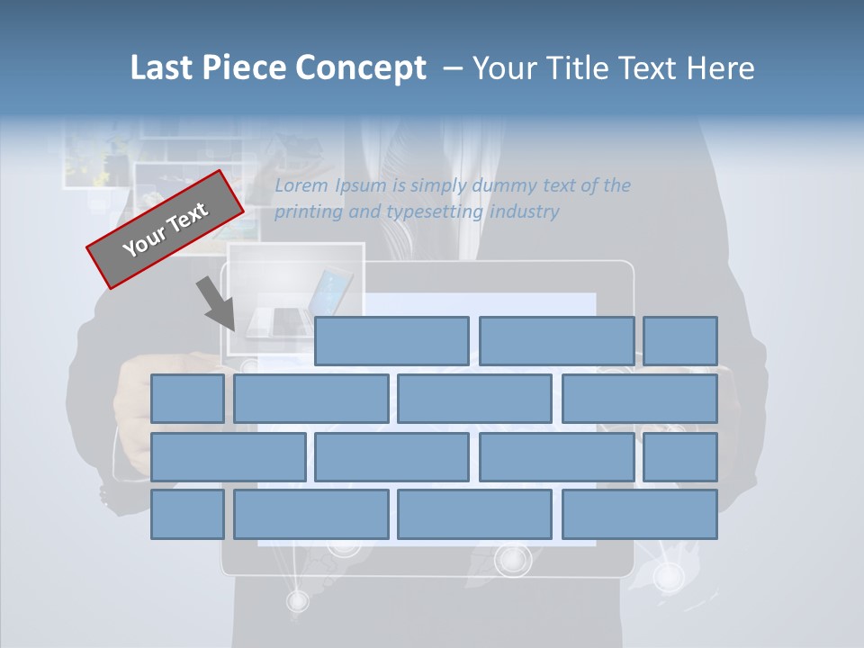 Touch Image Wireless PowerPoint Template
