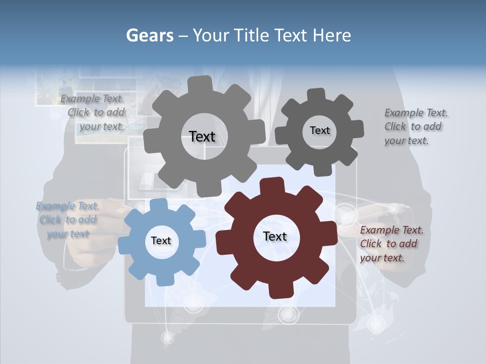 Touch Image Wireless PowerPoint Template