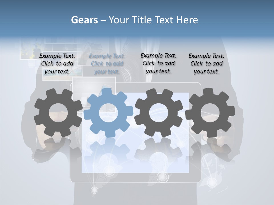 Touch Image Wireless PowerPoint Template