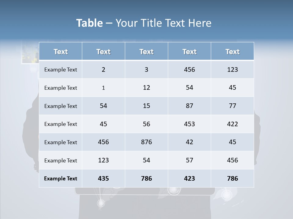 Touch Image Wireless PowerPoint Template