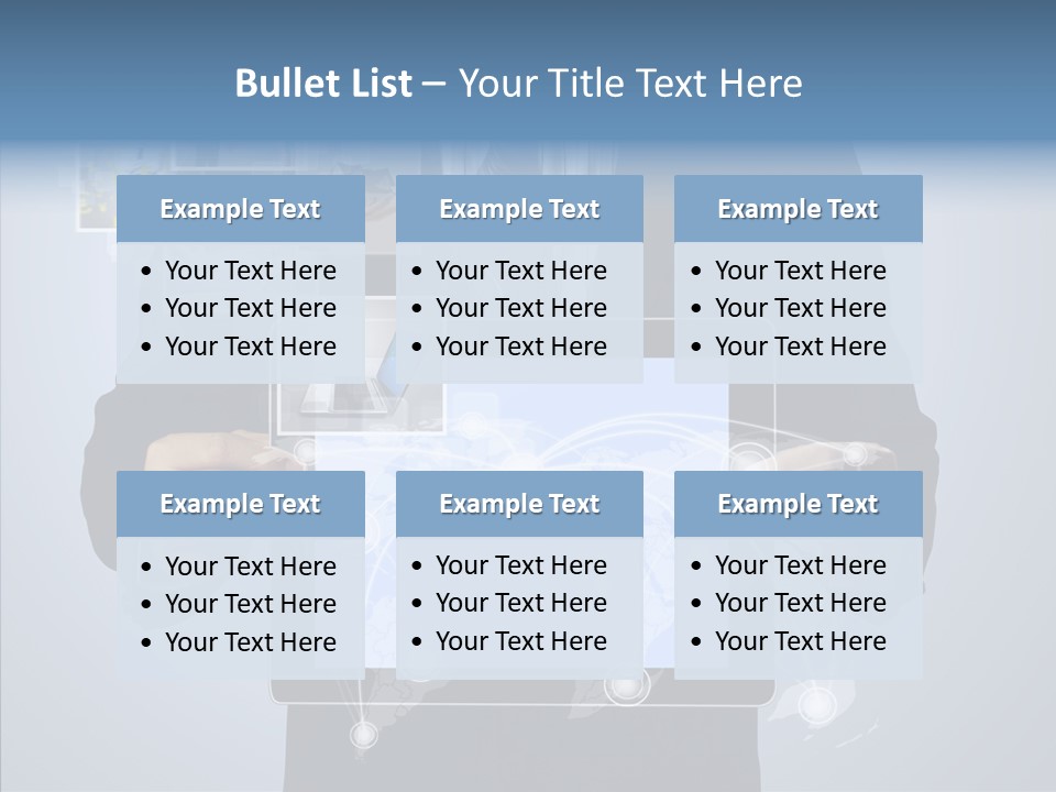 Touch Image Wireless PowerPoint Template