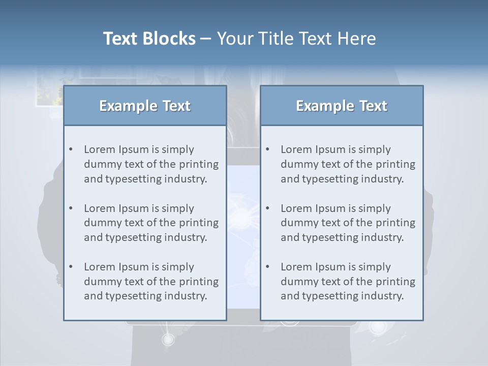 Touch Image Wireless PowerPoint Template