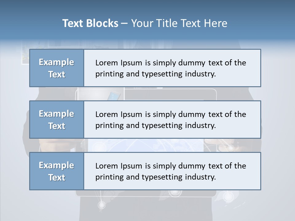 Touch Image Wireless PowerPoint Template