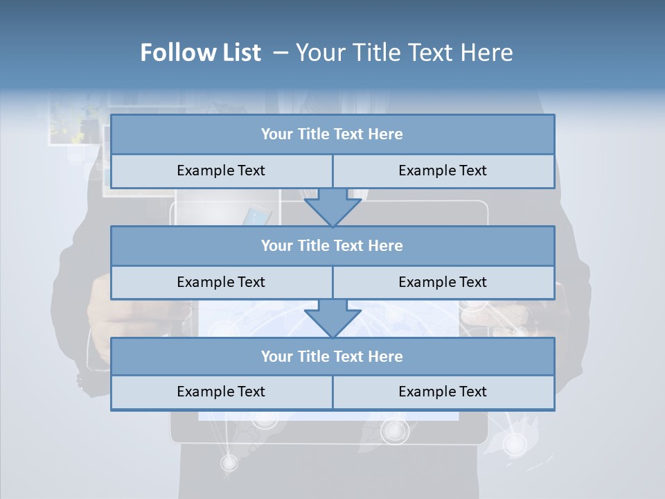 Touch Image Wireless PowerPoint Template