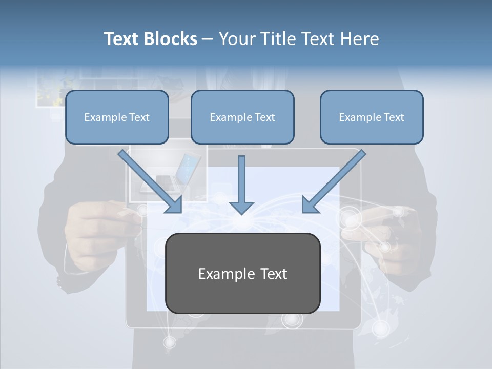 Touch Image Wireless PowerPoint Template