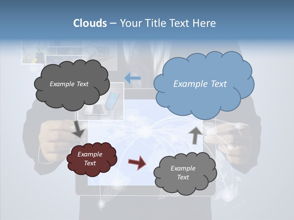 Touch Image Wireless PowerPoint Template