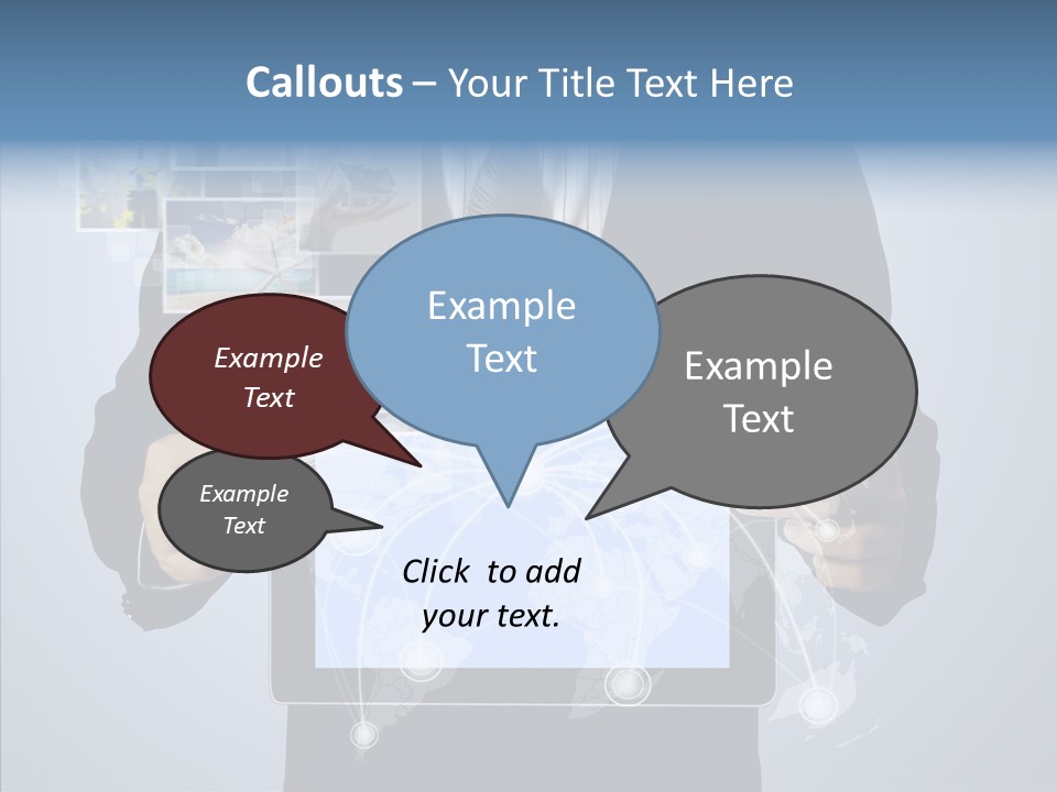 Touch Image Wireless PowerPoint Template
