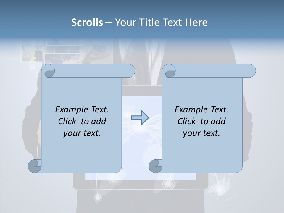 Touch Image Wireless PowerPoint Template