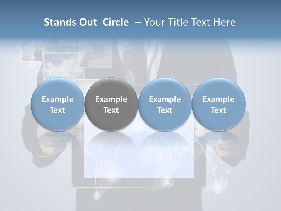Touch Image Wireless PowerPoint Template