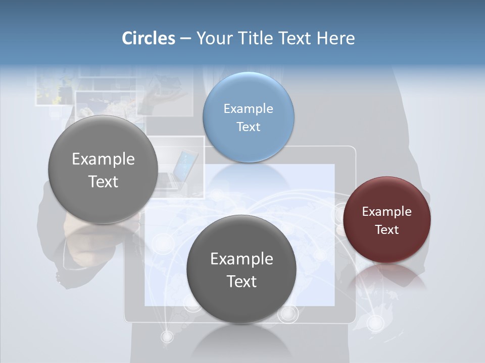 Touch Image Wireless PowerPoint Template