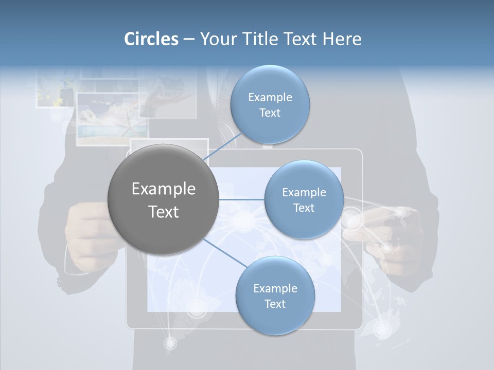 Touch Image Wireless PowerPoint Template