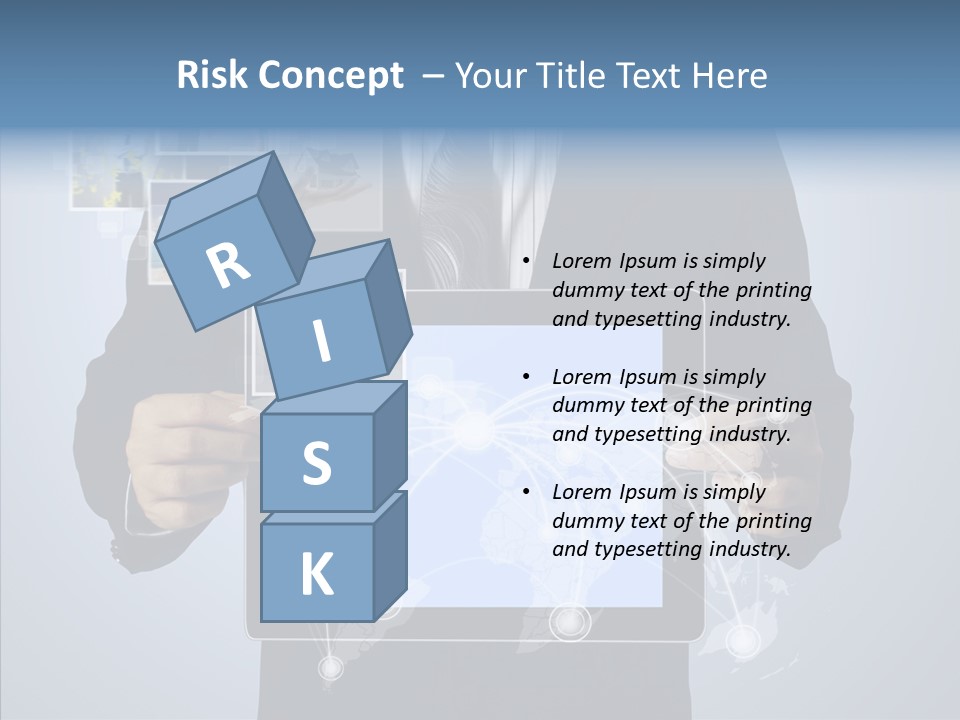 Touch Image Wireless PowerPoint Template