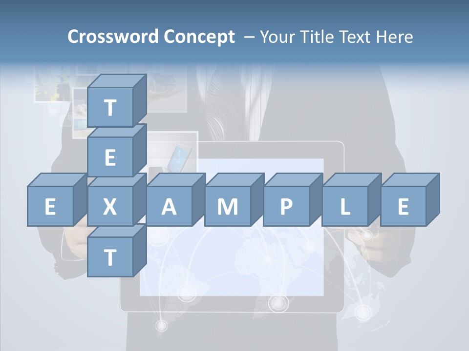 Touch Image Wireless PowerPoint Template