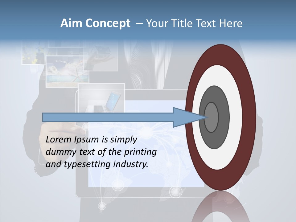 Touch Image Wireless PowerPoint Template