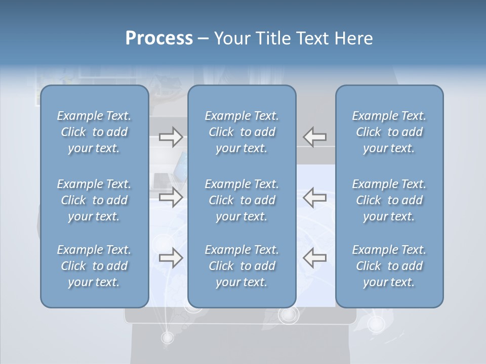 Touch Image Wireless PowerPoint Template
