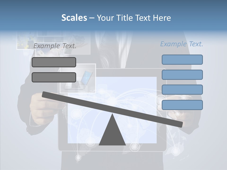 Touch Image Wireless PowerPoint Template