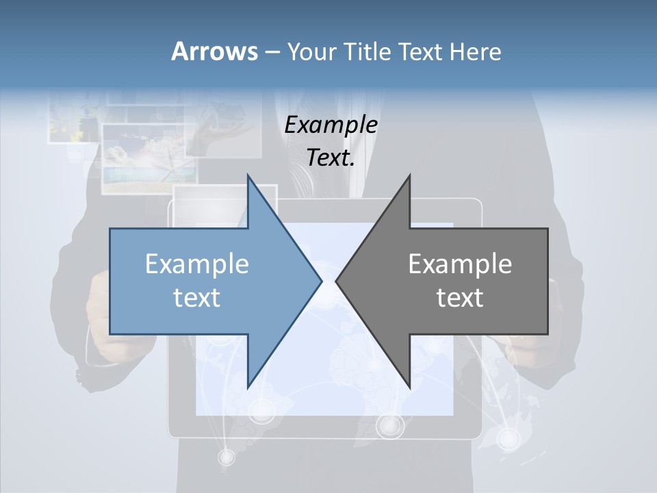 Touch Image Wireless PowerPoint Template