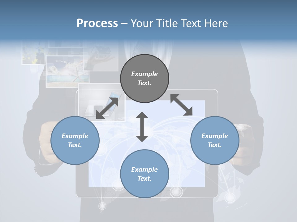 Touch Image Wireless PowerPoint Template