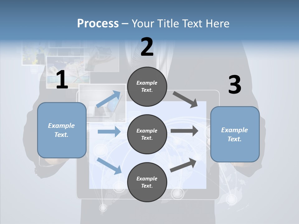 Touch Image Wireless PowerPoint Template