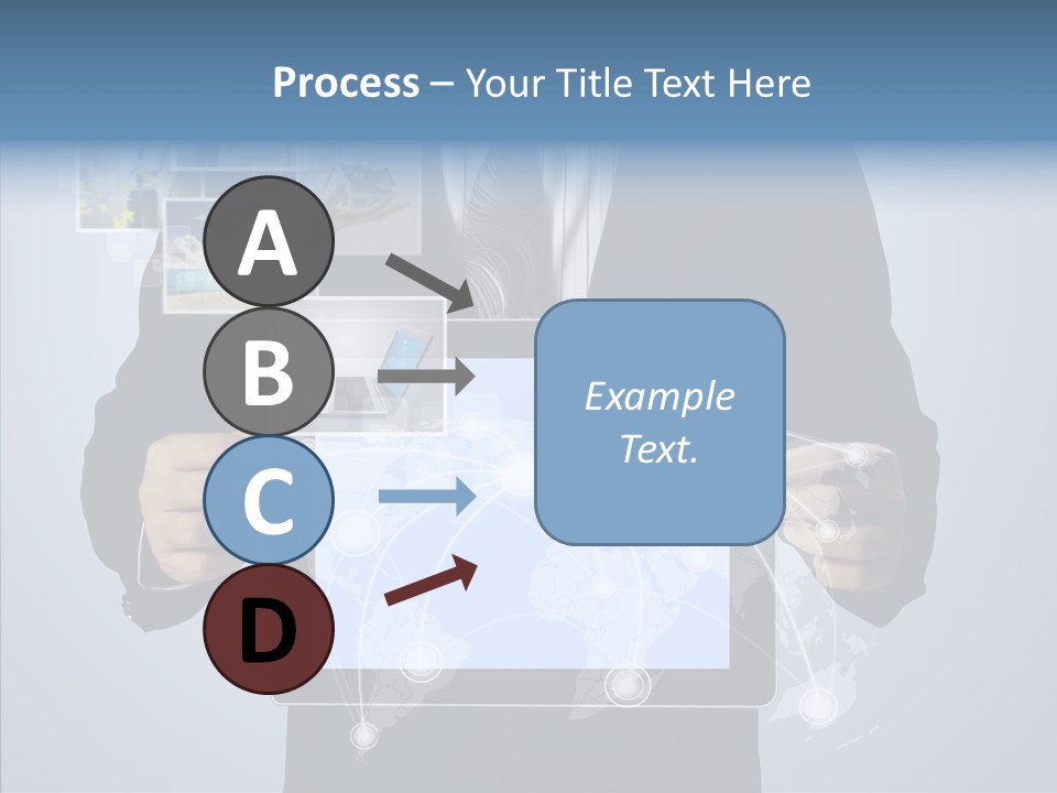 Touch Image Wireless PowerPoint Template