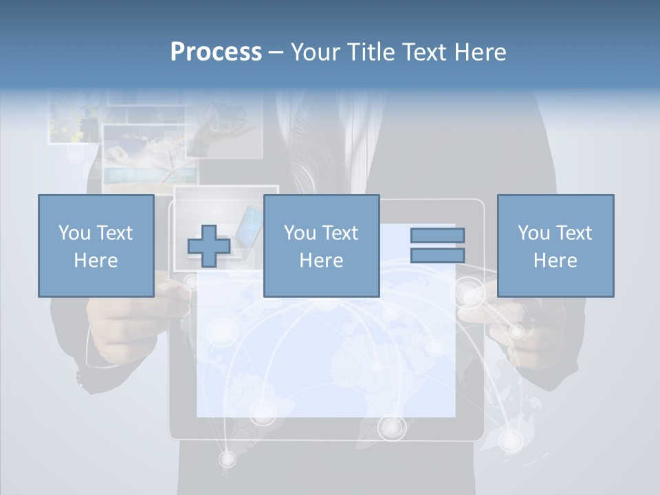 Touch Image Wireless PowerPoint Template