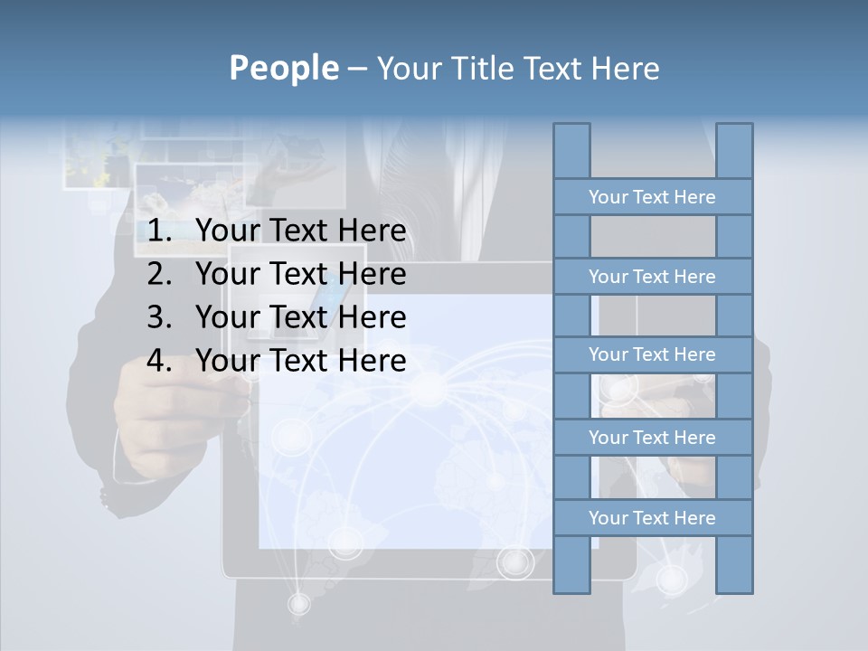 Touch Image Wireless PowerPoint Template