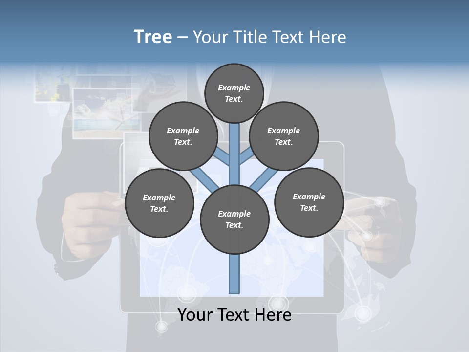 Touch Image Wireless PowerPoint Template
