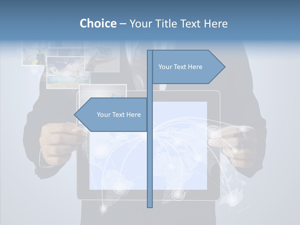 Touch Image Wireless PowerPoint Template