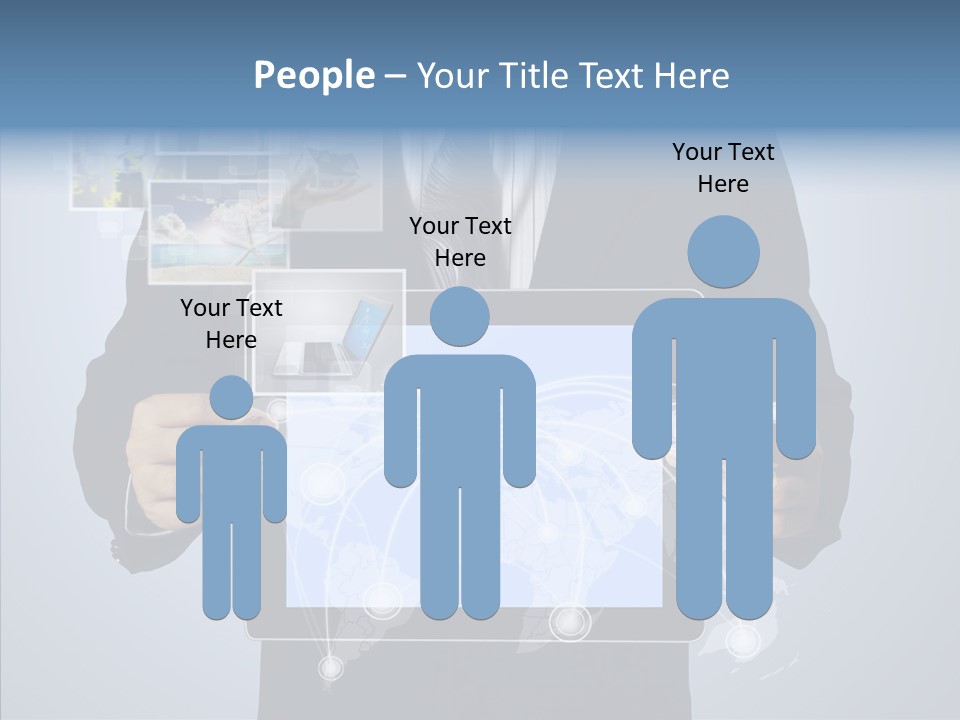 Touch Image Wireless PowerPoint Template