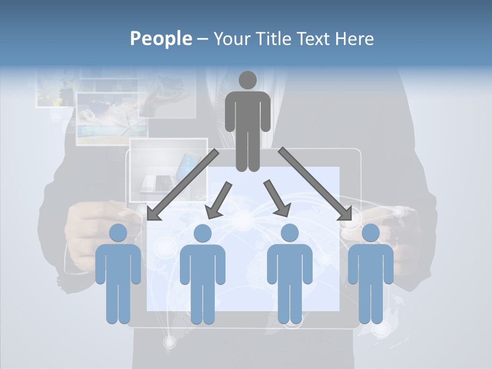 Touch Image Wireless PowerPoint Template