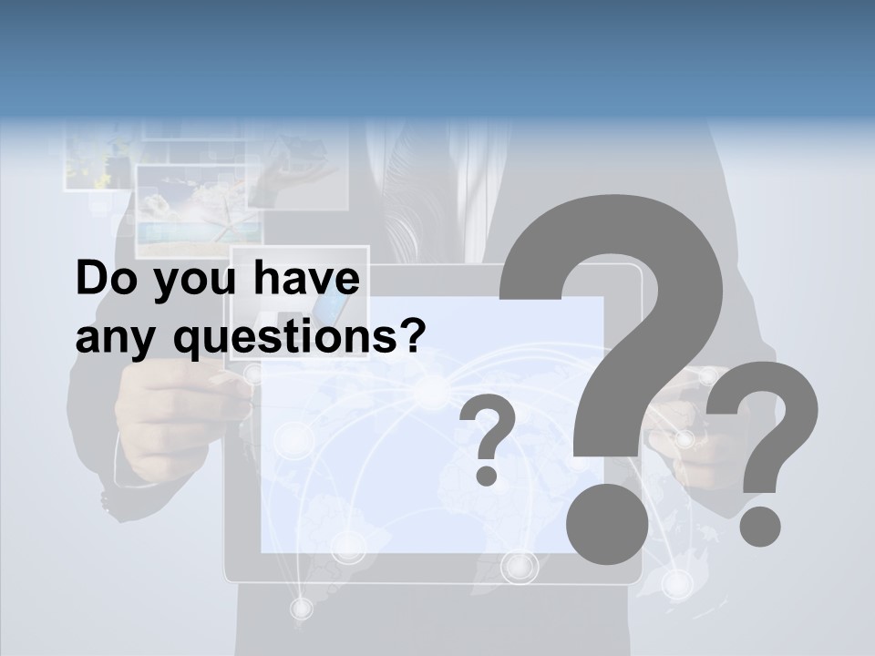 Touch Image Wireless PowerPoint Template