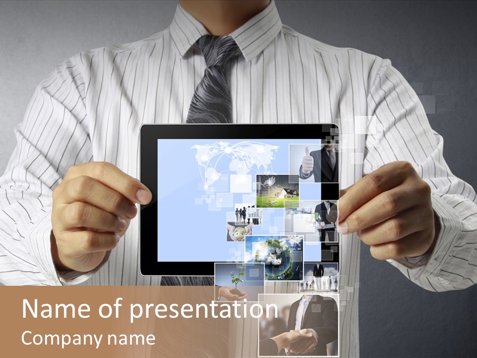 Photo Device Image PowerPoint Template