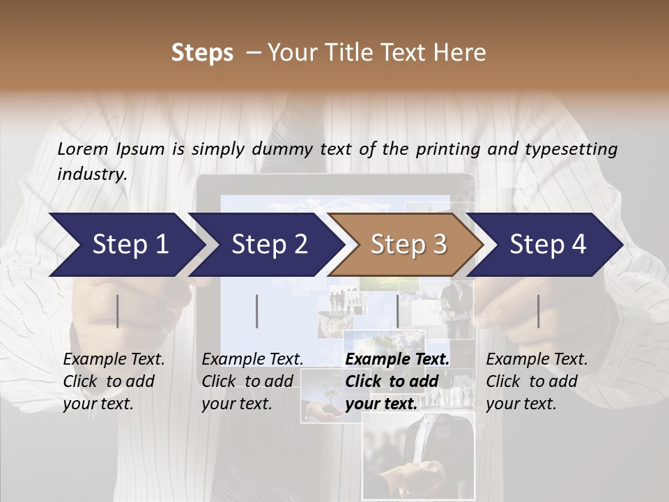 Photo Device Image PowerPoint Template